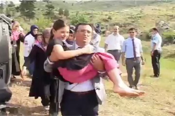 Yardımlarına Bakan Eroğlu koştu