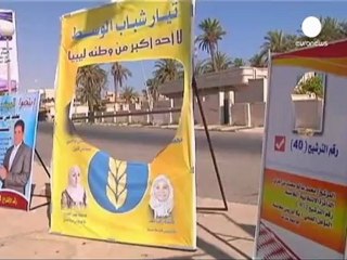 Polling station violence mars historic Libya election