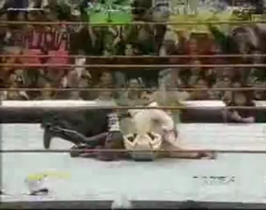 Jeff Jarrett and Owen Hart w Debra Vs Gangrel and Edge -22 3 99