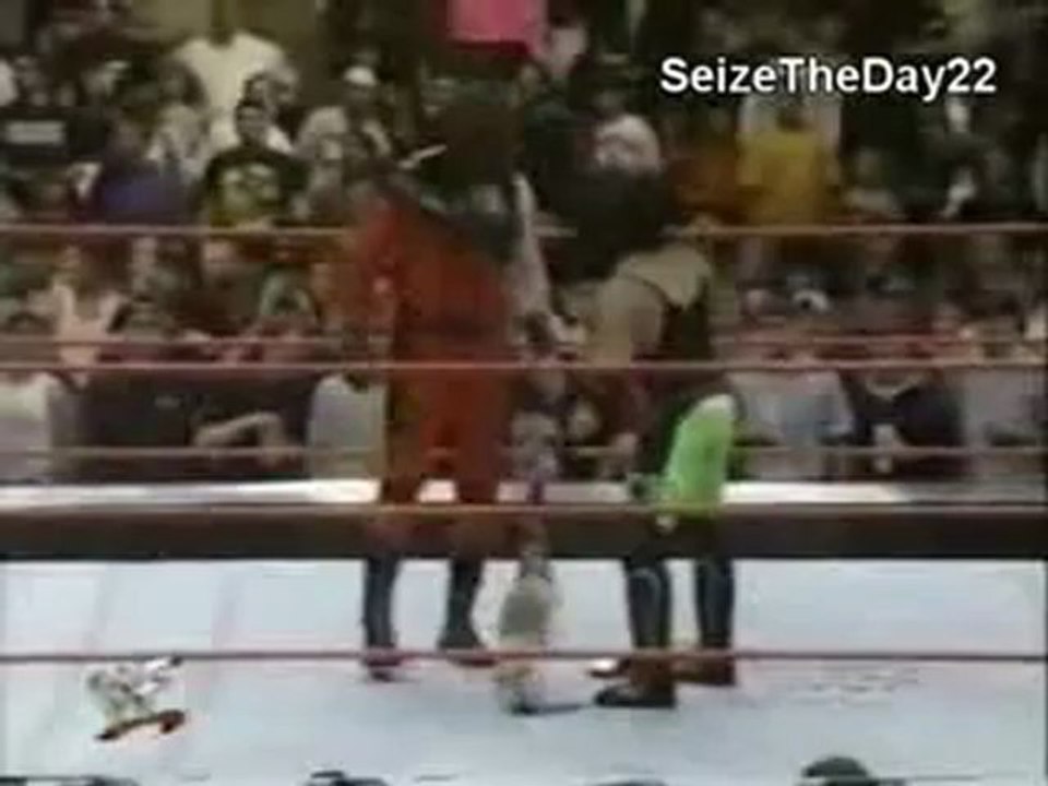 Kane and X-Pac vs Triple H and The Rock 18 4 99