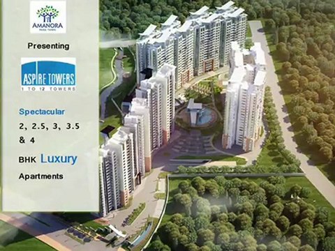 2-4 BHK Apartments Hadapsar-Aspire Towers at Amanora