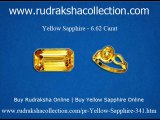 Yellow Sapphire by  www.rudrakshacollection.com