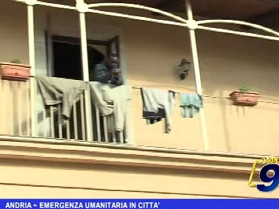 Andria | Emergenza umanitaria in città