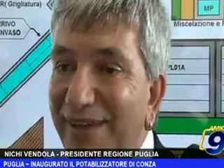 Puglia | Inaugurato il potabilizzatore di Conza