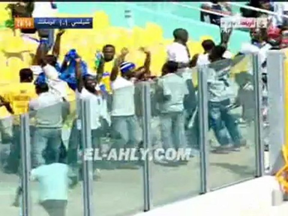 كلوتي يحرز هدف التعادل في مرمى الزمالك الزمالك 1 تشيلسي 1