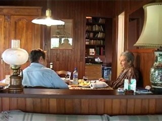 Francis Jeanson et Pascal Lafargue à Claouey