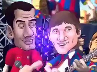 FC Barcelone - Les toons célèbrent le titre
