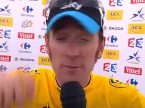 Tour de France 2012 - Interview Bradley Wiggins