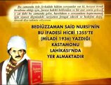 Bediuzzaman hazretleri'nin Hz. Mehdi (as)'in, hicri 1400'de zuhur edecegine dair aciklamalari (1.bolum)