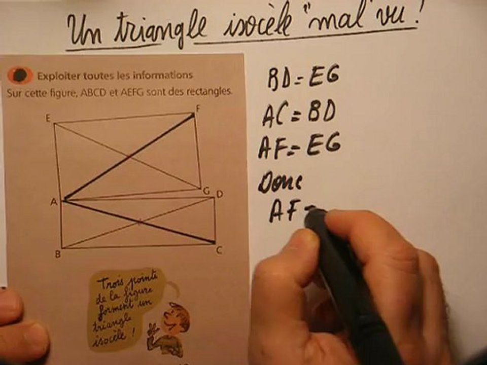 120. Un triangle isocèle mal vu !