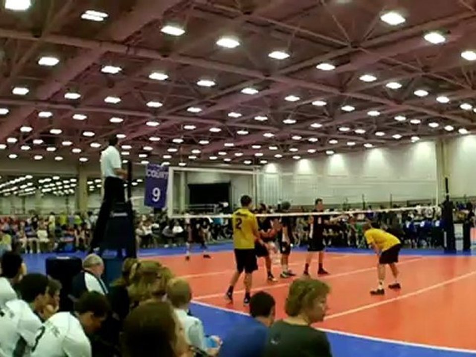 Ultimate Volleyball Club Boys 17 Blue Round 2 Match 1 Team Rockstar 17-1 SC Game 3