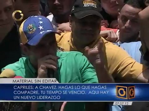 Impiden que se realice caminata de Capriles por La Vega