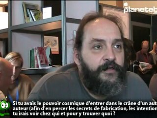 Jean-Louis Mourier en interview pour planetebd.com