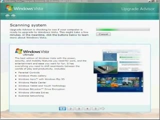Infos-PC.com : Upgrade Advisor Vista