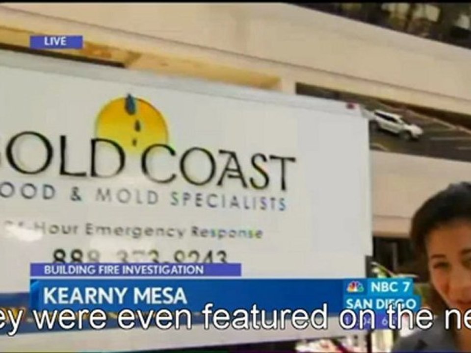 Kearney Mesa Fire Cleanup by Gold Coast Flood Restorations San Diego Water Damage Company