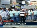 Panamá: Trabajadores de agua potable se declaran en huelga