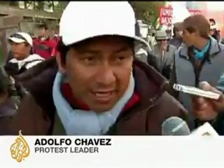 Clashes over highway continue in Bolivia
