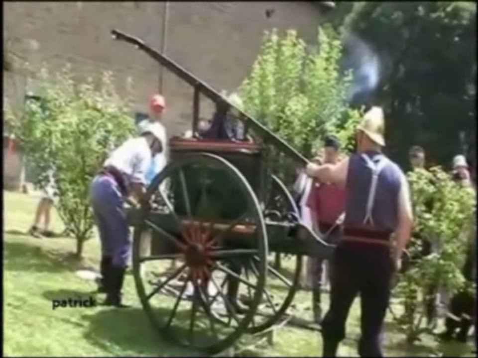 Pompe à Bras 1912 Pompiers de Firminy