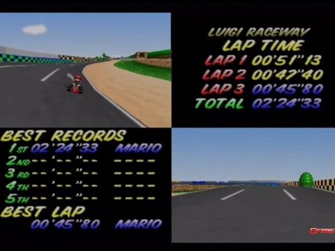 01 - Luigi raceway - Mario kart 64