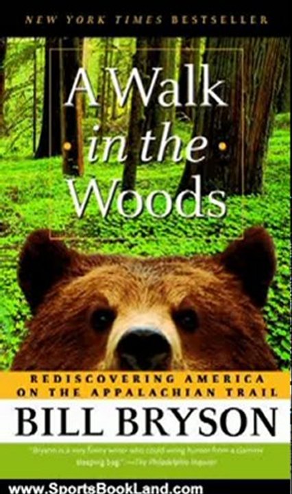 Sports Book Review: A Walk in the Woods: Rediscovering America on the Appalachian Trail by Bill Bryson
