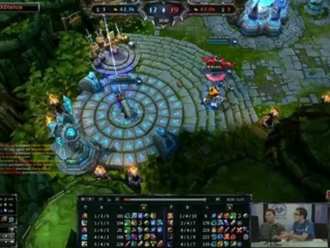 LoL : KOTH Millenium : Millenium vs x6tence - 3eme game 2/2