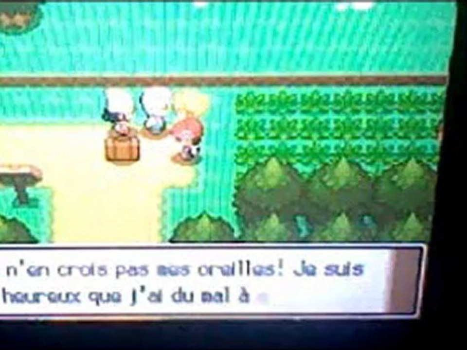 Pokémon Platine [01] Professeur Sorbier et 1er Pokémon