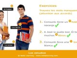 Apprendre l'espagnol en ligne - Vocabulaire espagnol - Fiche 09 -  Niveau A1