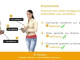 Apprendre l'espagnol en ligne - Vocabulaire espagnol - Fiche 16 - Niveau A1