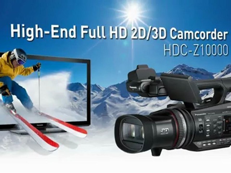 Panasonic HDC-Z10000 Twin-Lens 2D/3D Camcorder Overview