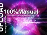 Fiverr video submission gig 100% MANUAL Upload to 40  high PR video sites