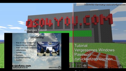 Vergessene Windows Passworter zuruecksetzen