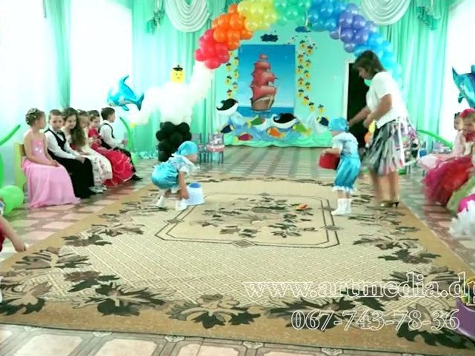 Видеосъемка выпускного праздника в детском саду.