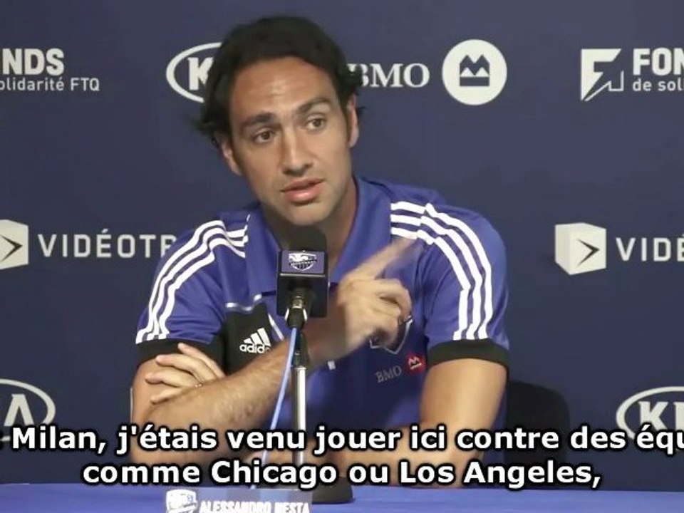 Alessandro Nesta : "Très heureux d'être à Montréal"