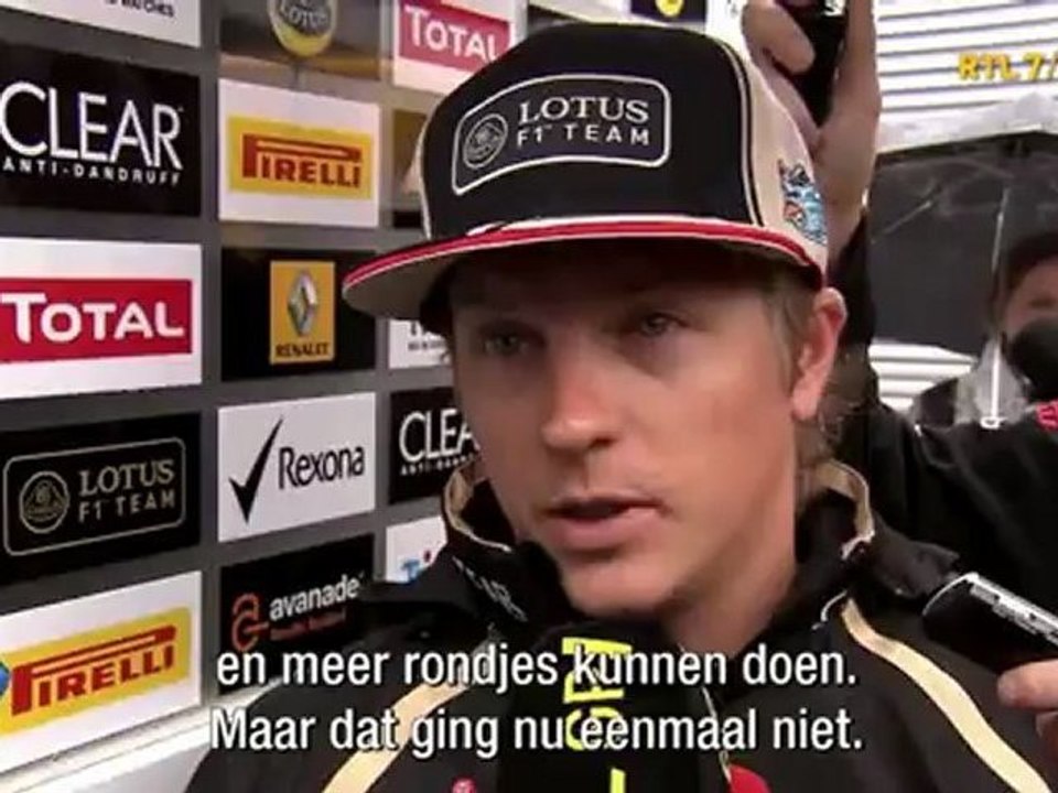 Silverstone 2012 Kimi Räikkönen Interview after FP2