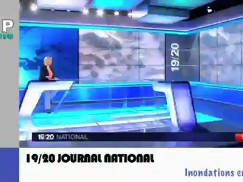 Zapping Actu du 09 juillet 2012 - Rencontre Hollande Merkel, Inondations en Russie et accident de camion