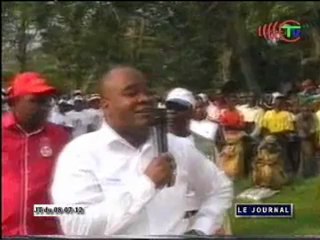 Lancement de la campagne de André Okombi Salissa à Lekana dans les Plateaux