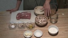 Pork Tenderloin with Mushrooms and Caramelized Onions part 1