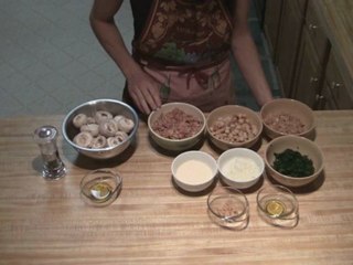 Sausage Stuffed Mushrooms part 1