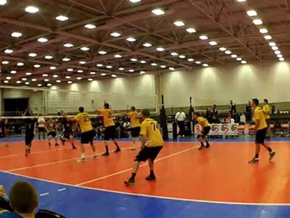 Ultimate Volleyball Club Boys 17 Blue Round 2 Match 5-Tiebreaker Team Rockstar 17-1 SC Part 2 of 3