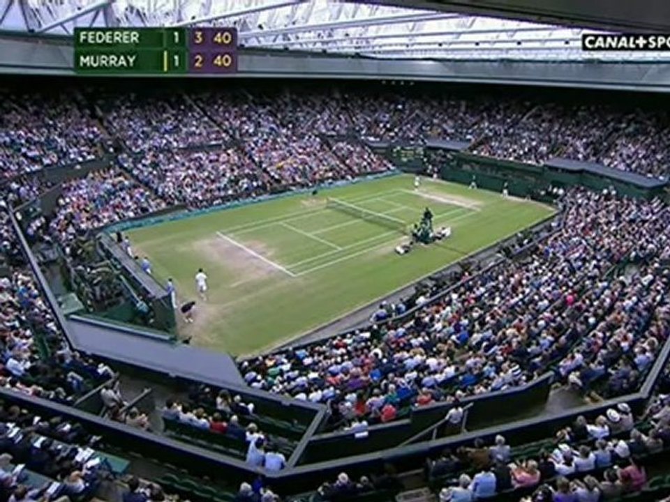 6eme jeu de la 3eme manche finale wimbledon 2012