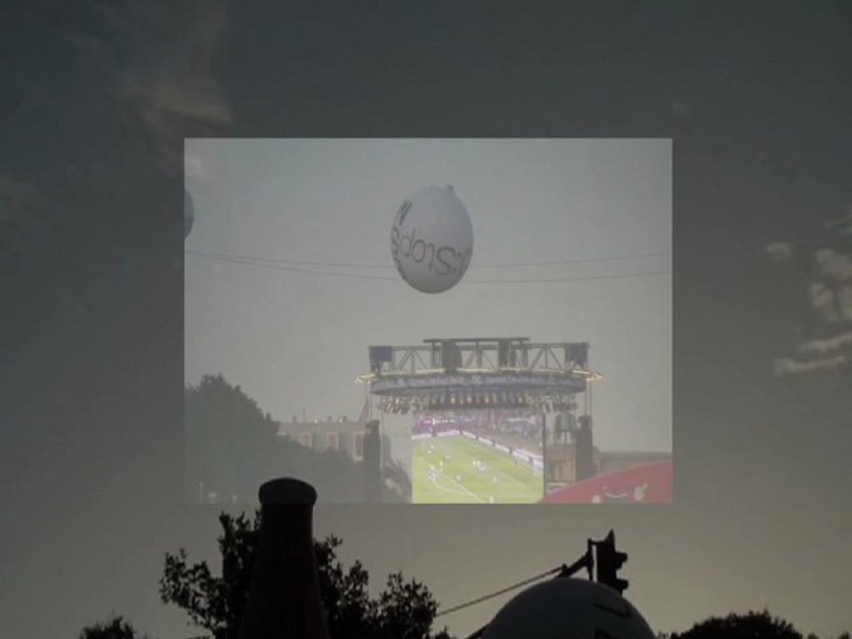 Is it just football what's above your head?