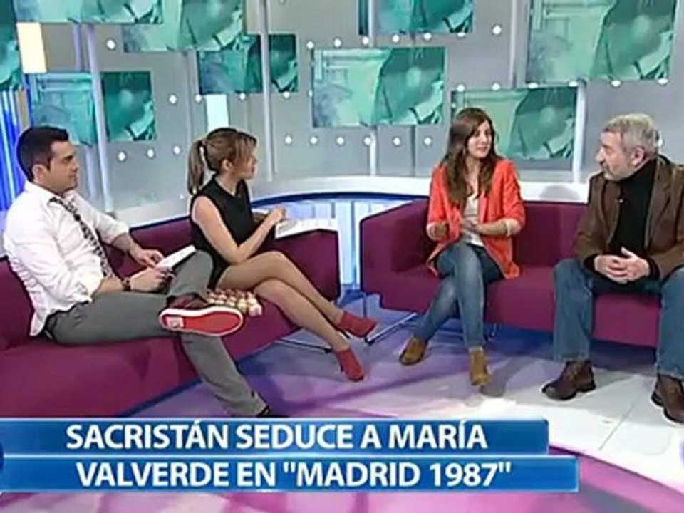 María Valverde Y José Sacristán Protagonistas De Madrid 1987