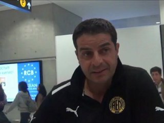 Πάμπος Χριστοδούλου-Αφιξη ΑΕΛ (προετοιμασία)