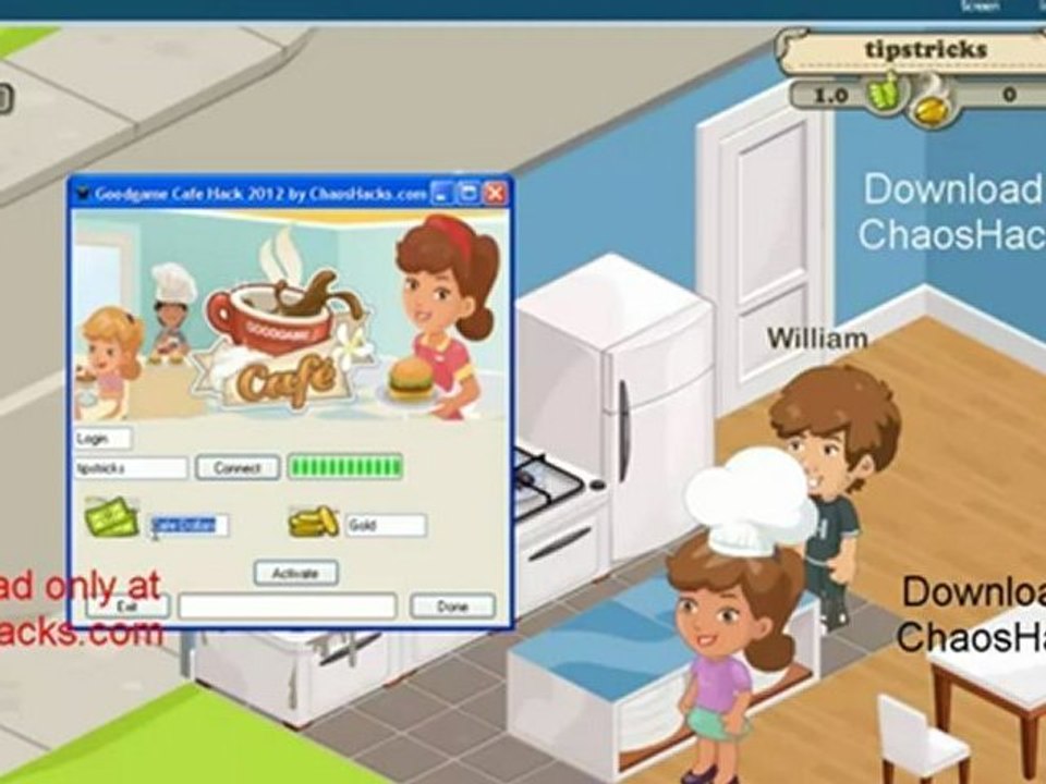 Goodgame Cafe Hack | FREE Download July 2012 Update