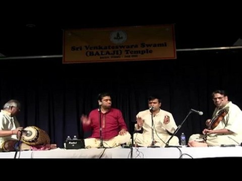 CARNATICA BROTHERS AT SRI VENKATESWARASWAMY TEMPLE IN CHICAGO: ANNAMACHARYA KRITHI
