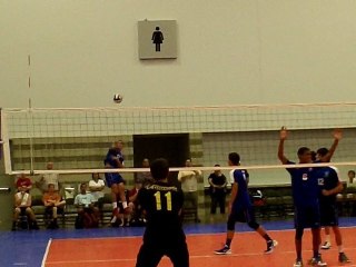 Ultimate Volleyball Club Boys 17 Blue Round 3 Match 3 Vaqueros 17-1 (Puerto Rico Region) Game 2