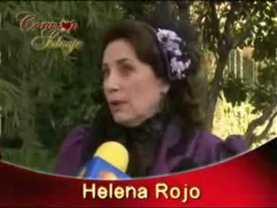 HELENA ROJO (LEONARDA MONTES DE OCA) ultimos dias de grabaciones de CS