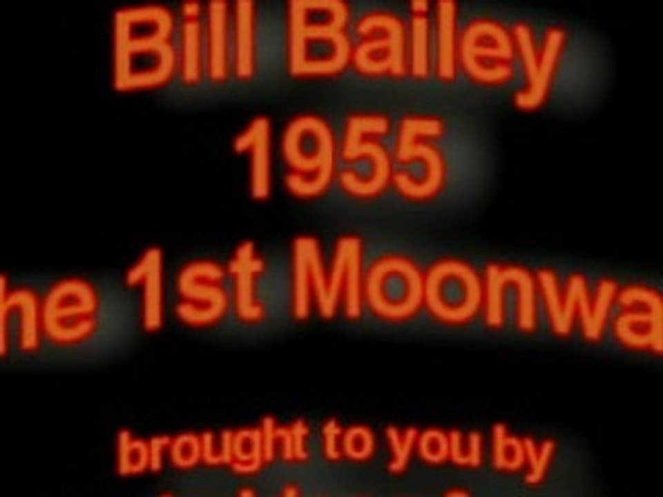 The first moonwalk