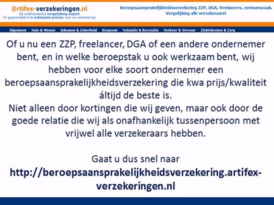 Beroepsaansprakelijkheidsverzekering