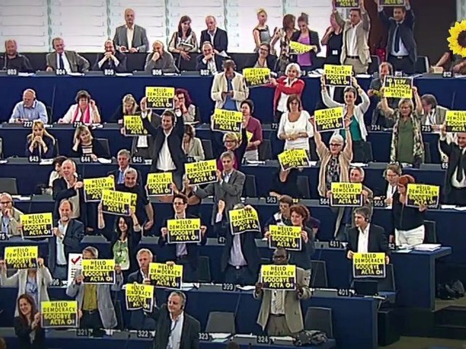 Bye Bye Acta, Welcome Democracy !